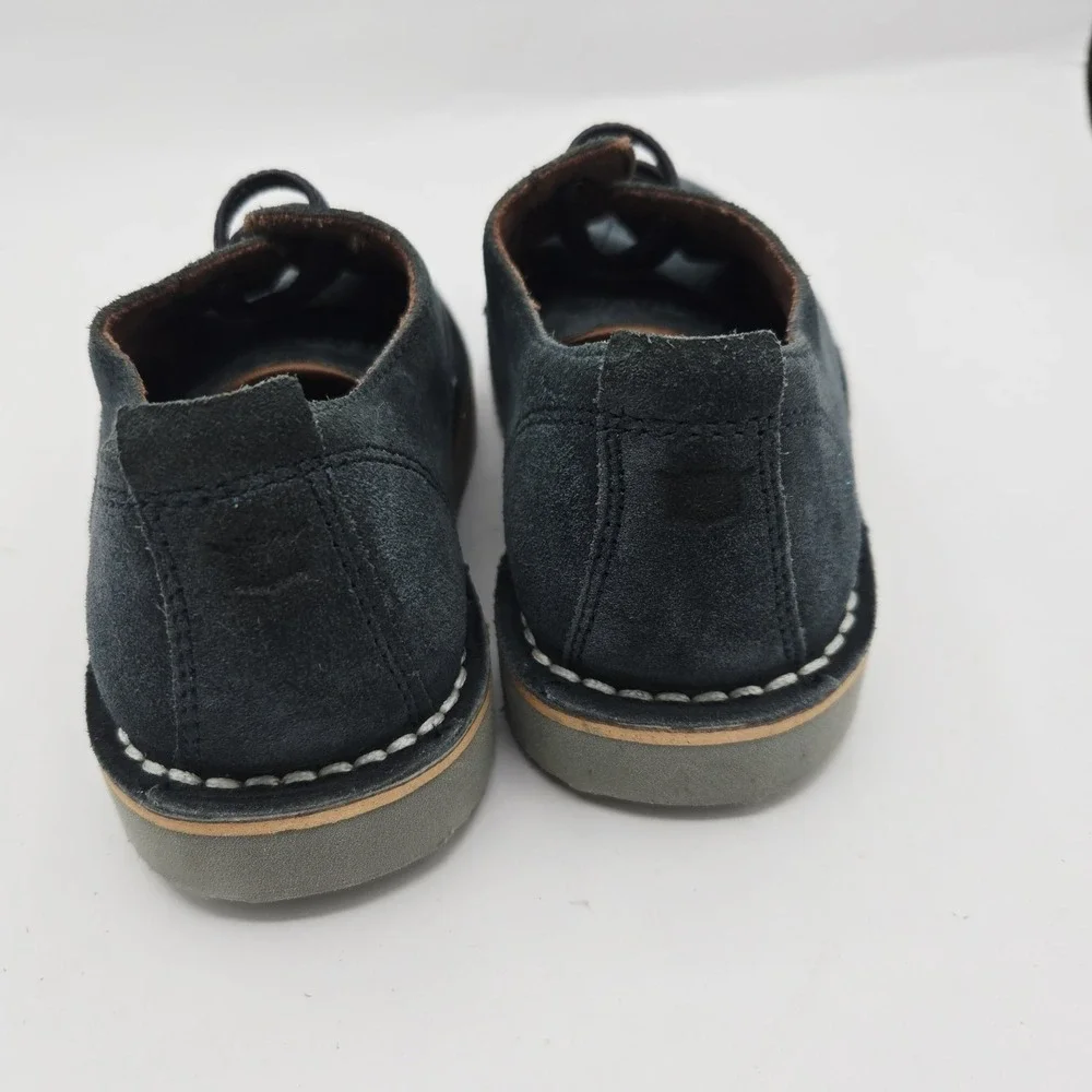 Florsheim Boys Navigator Dress Casual Plain Toe Jr.‎ Oxford 12 Navy Suede